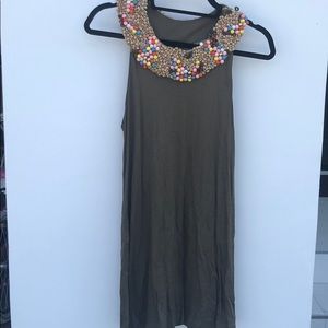 Alice and Olivia khaki color dress size small